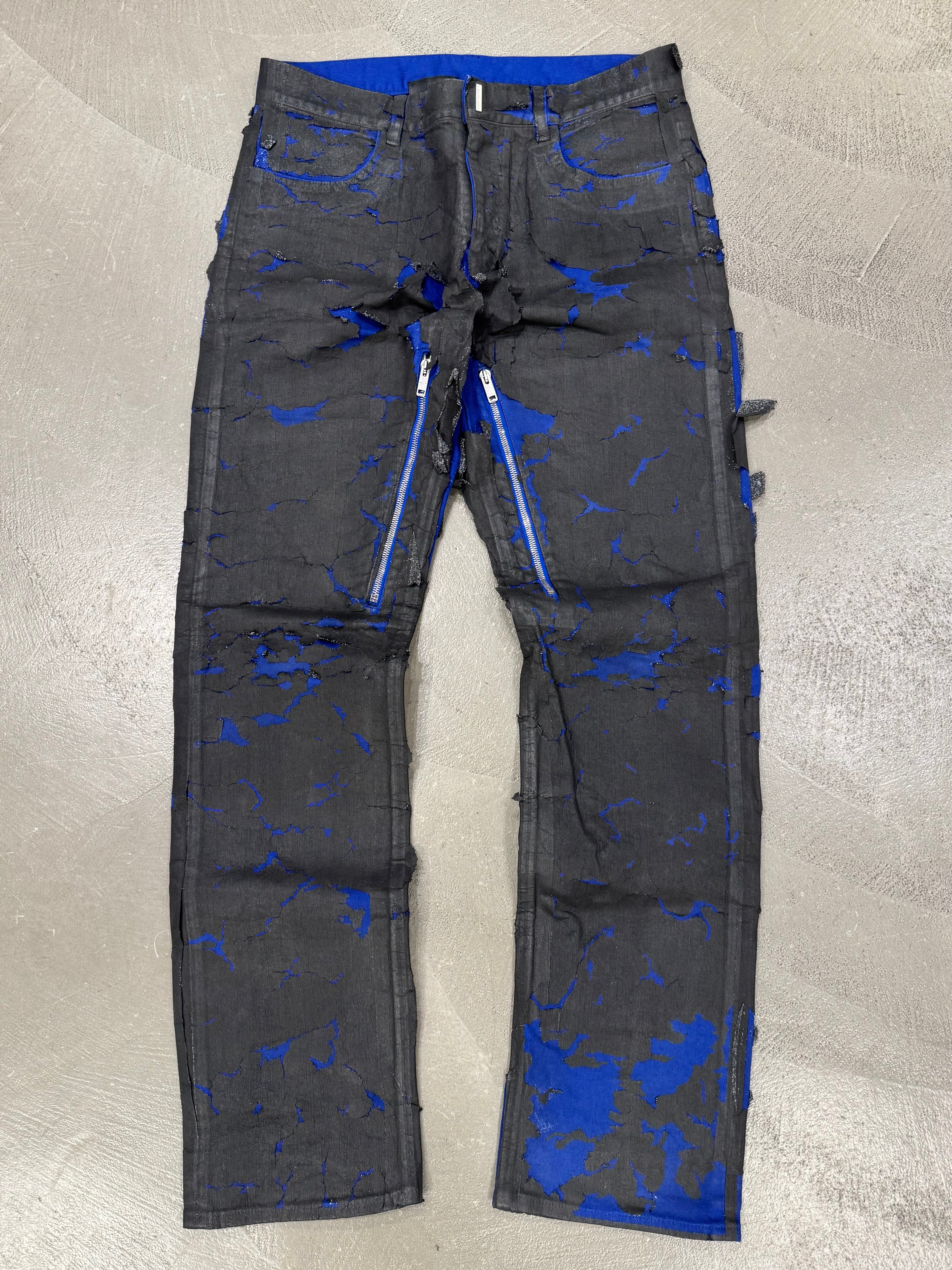 パンツ givenchy 22aw crust distressed denim A/W 2022 Givenchy cracked distressed jeans