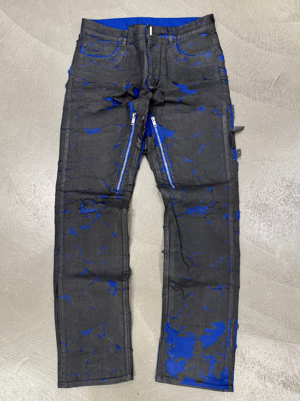 A/W 2022 Givenchy cracked distressed jeans