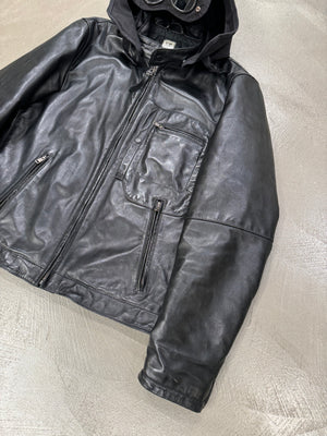 A/W 2005 C.P. Company goggle leather jacket