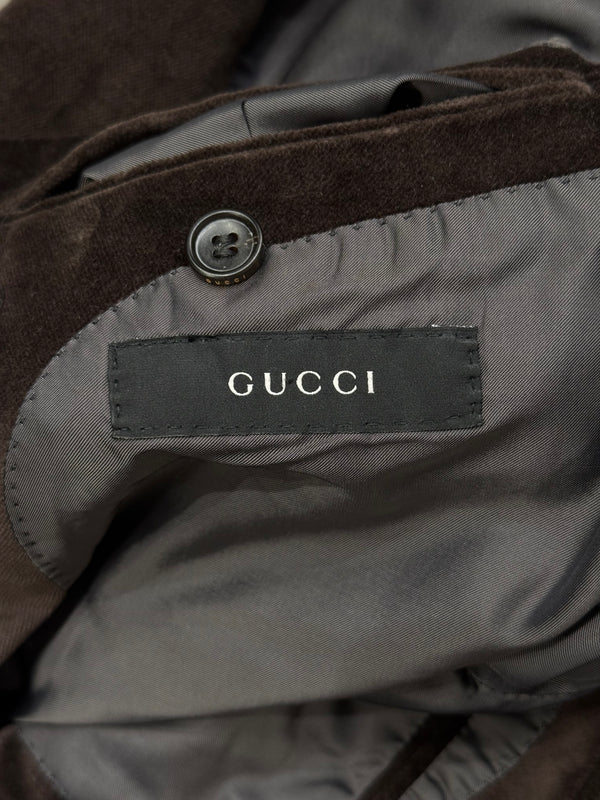 2000s Gucci by Tom Ford velvet blazer