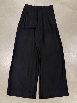 Jean Paul Gaultier wide leg tailored cropped trousers