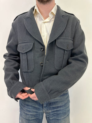 2000s Miu Miu Cargo wool cropped jacket