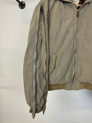 AW2003 Dolce & Gabbana zip sleeve bomber jacket