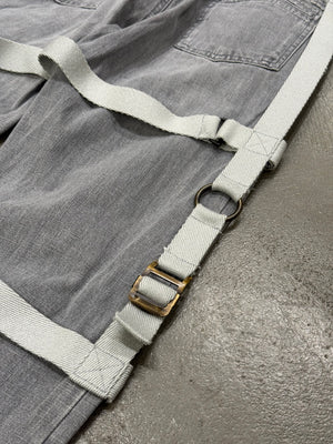 A/W2003 Dolce & Gabbana bondage parachute pants