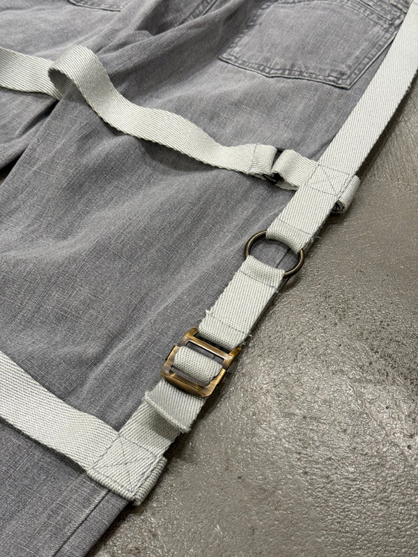 A/W2003 Dolce & Gabbana bondage parachute pants