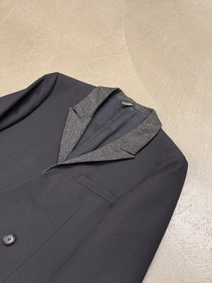 A/W2007 Dior Homme by Hedi Slimane runway asymmetrical tailored blazer