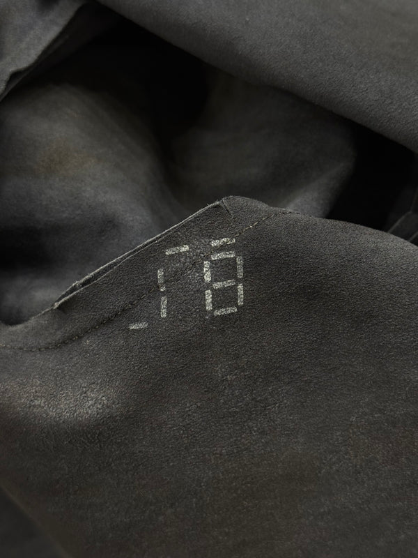 2000s Maison Margiela artisanal leather jacket