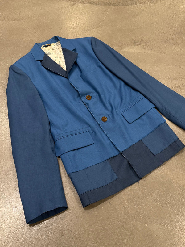 Vivienne Westwood colorblock nylon blazer jacket
