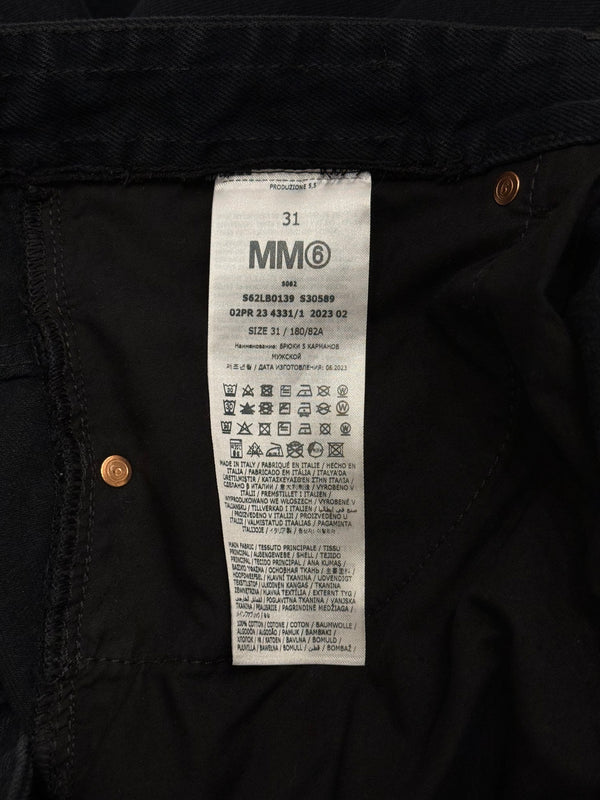 A/W2023 Maison Margiela raw hem wide leg jeans