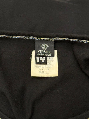 2000s Versace embellished cross tank top