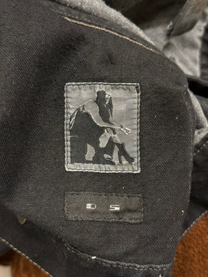 S/S2014 Rick Owens “Vicious” Slave hybrid leather sleeves jacket