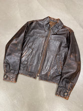 Load image into Gallery viewer, 1990s Dolce &amp; Gabbana boxy oversized faded leather jacket
