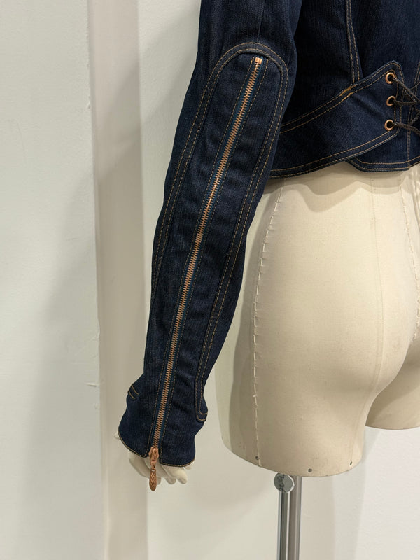 S/S2002 Roberto Cavalli iconic denim jacket