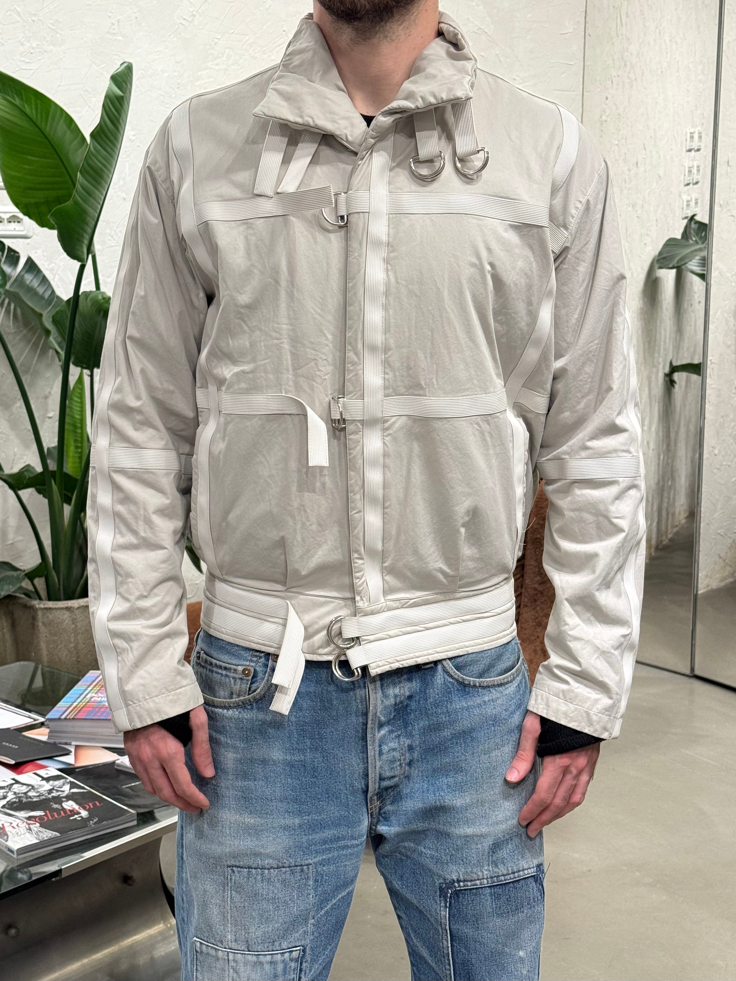 A/W 2002-2003 Raf Simons rubberized bondage jacket