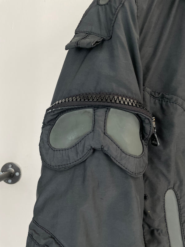 2003 Dolce & Gabbana military parachute Goggle window bomber jacket archive