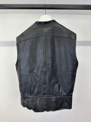 A/W 2002 Maison Margiela artisanal patchwork leather jacket