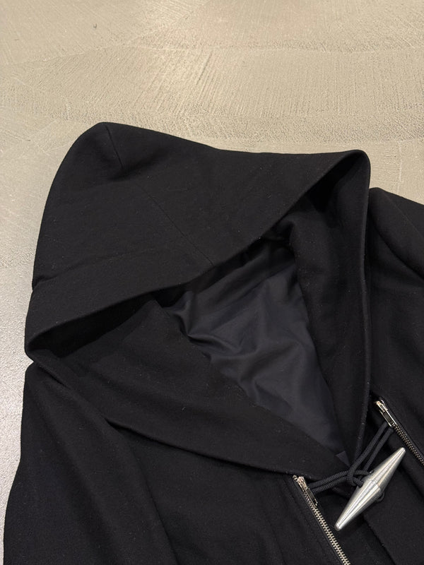 F/W2011 Rick Owens “LIMO" metal hook hooded coat