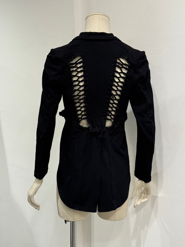 A/W 2004 Comme des Garçons deconstructed lace-up jacket