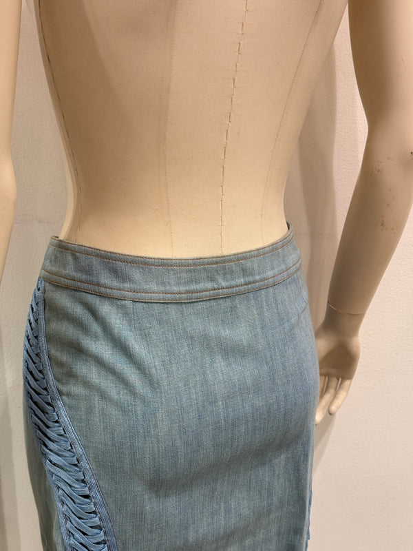 A/W2002 Christian Dior by Galliano lace-up skirt