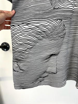 1980s Marithe Francois Girbaud abstract op-art t-shirt