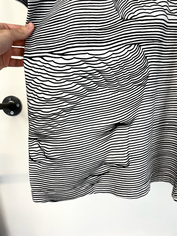1980s Marithe Francois Girbaud abstract op-art t-shirt