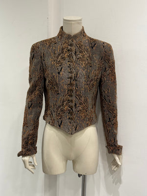 A/W1989 Giorgio Armani paisley brocade jacket