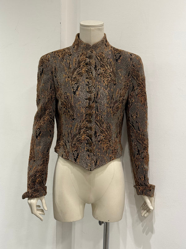 A/W1989 Giorgio Armani paisley brocade jacket