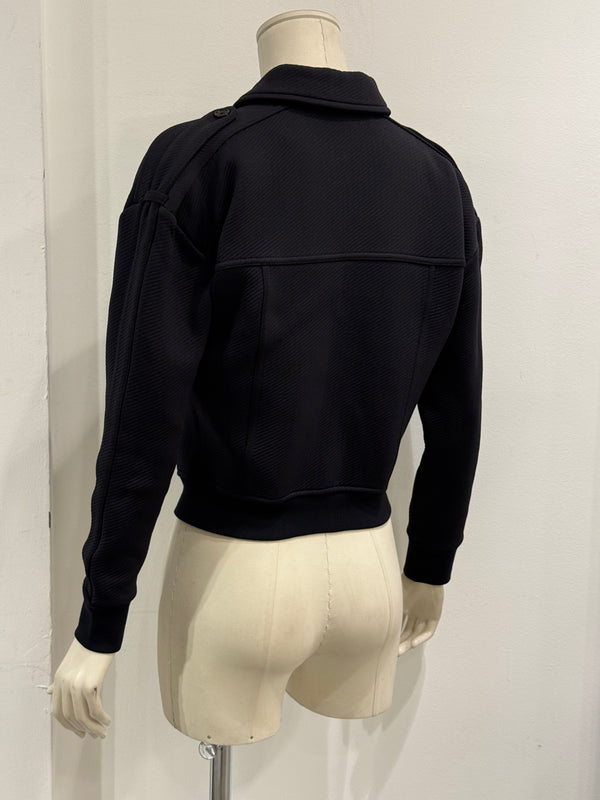 2000s Louis Vuitton uniform cropped bomber jacket