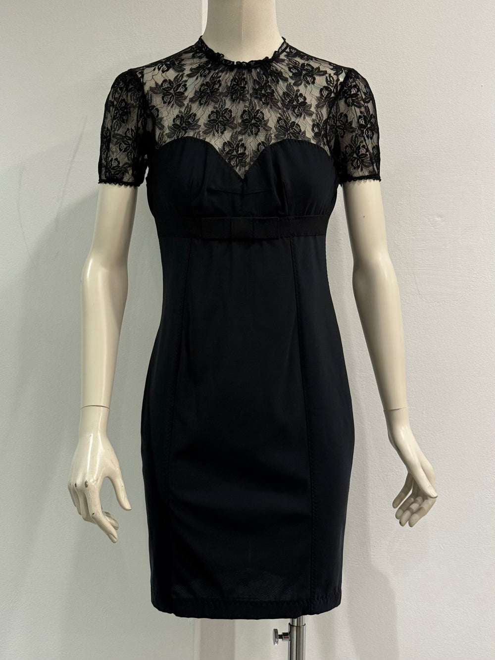 2000s Dolce & Gabbana sheer midi dress