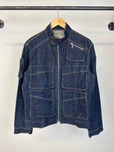 Load image into Gallery viewer, 1990s Katharine Hamnett London cargo denim jacket
