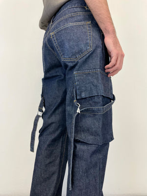 AW2004 Helmut Lang bondage cargo denim
