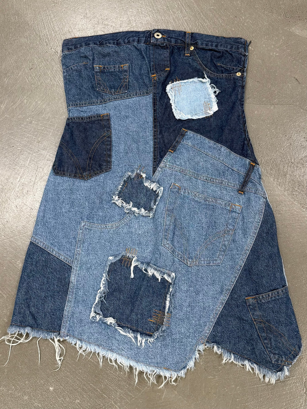 2000s Dolce & Gabbana patchwork mini dress