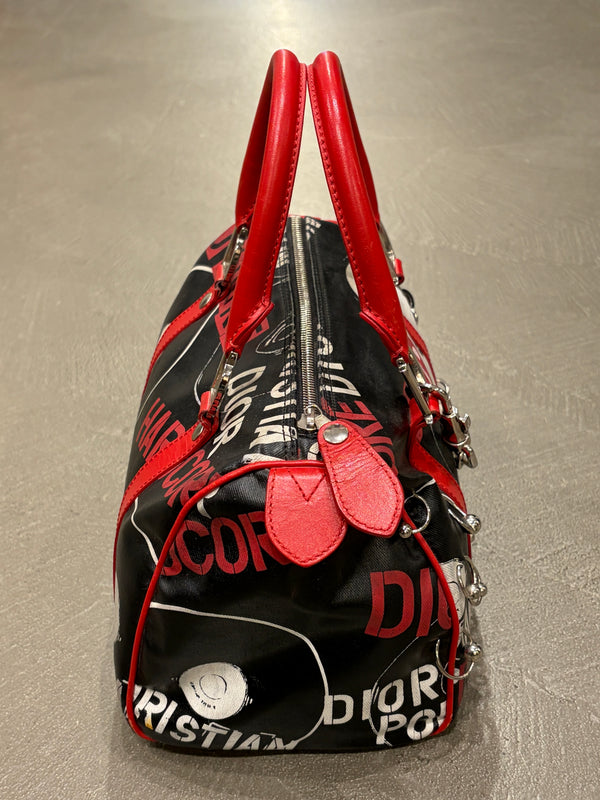 2004 Dior by John Galliano hardcore collection Boston bag