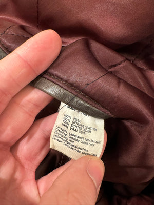 1980s Giorgio Armani aviator shearling bomber jacket