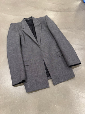A/W2019 Balenciaga runway suspended shoulder blazer jacket