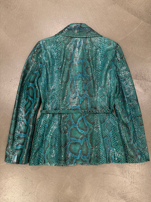 A/W2011 Gucci by Frida Giannini “90th anniversary” python runway coat