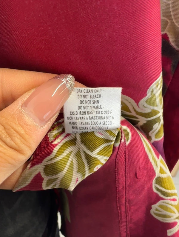 SS2001 Gucci by Tom Ford Chrysanthemum silk shirt