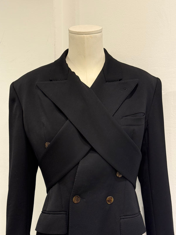 2000s Jean Paul Gaultier deconstructed blazer