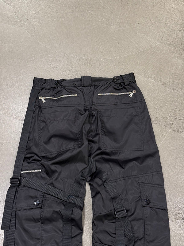 2003 Dolce & Gabbana multi zip bondage cargo pants