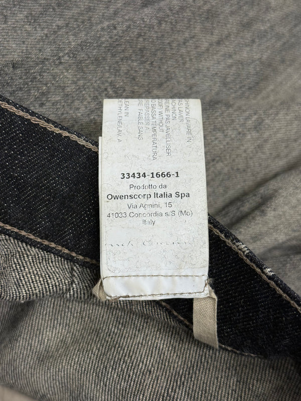 Rick Owens distressed faded bolans bootcut