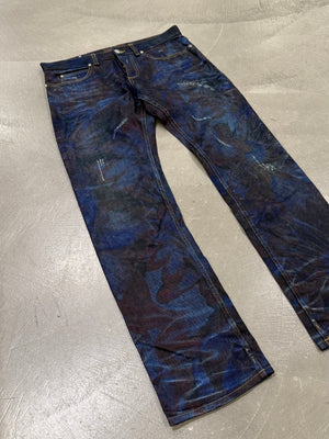 2000s Roberto Cavalli printed illusion pants