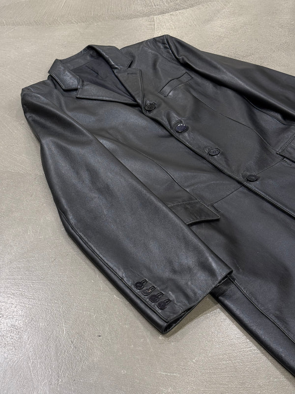 2000s Jean Paul Gaultier leather coat