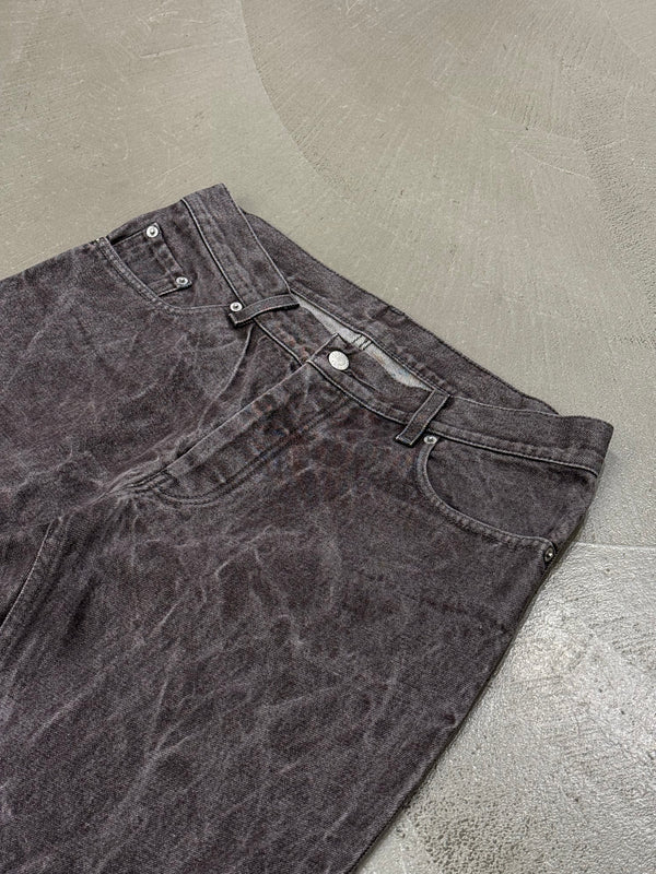 Helmut Lang classic brown washed denim