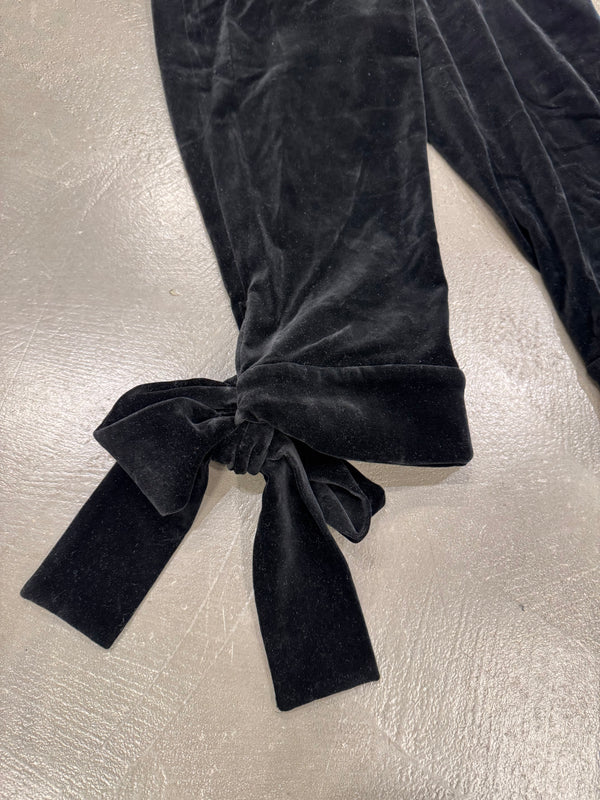 F/W2002 Yves Saint Laurent by Tom Ford bow tie velour short trousers