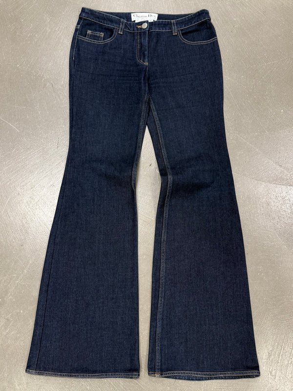 2000s Christian Dior by John Galliano flared jeans