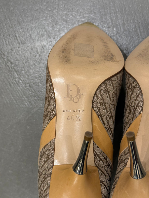 2000s Dior by Galliano monogram heels