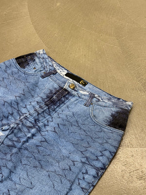 2000s Cavalli printed jeans