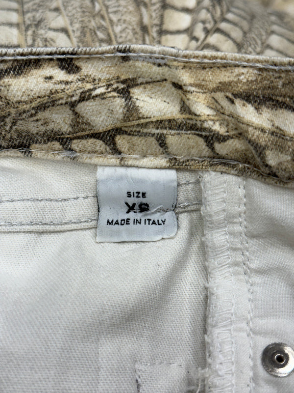 S/S 2011 Roberto Cavalli crocodile print pants