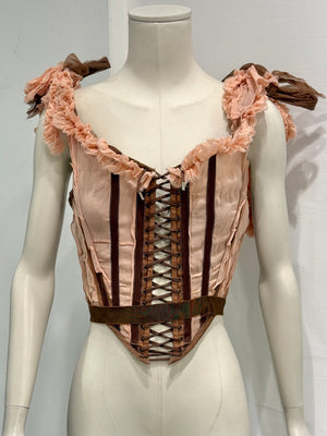 S/S2005 Jean Paul Gaultier runway ruffled corset