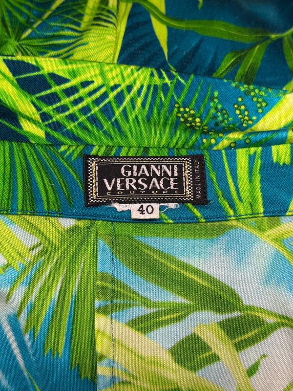 S/S2000 Gianni Versace jungle midi dress